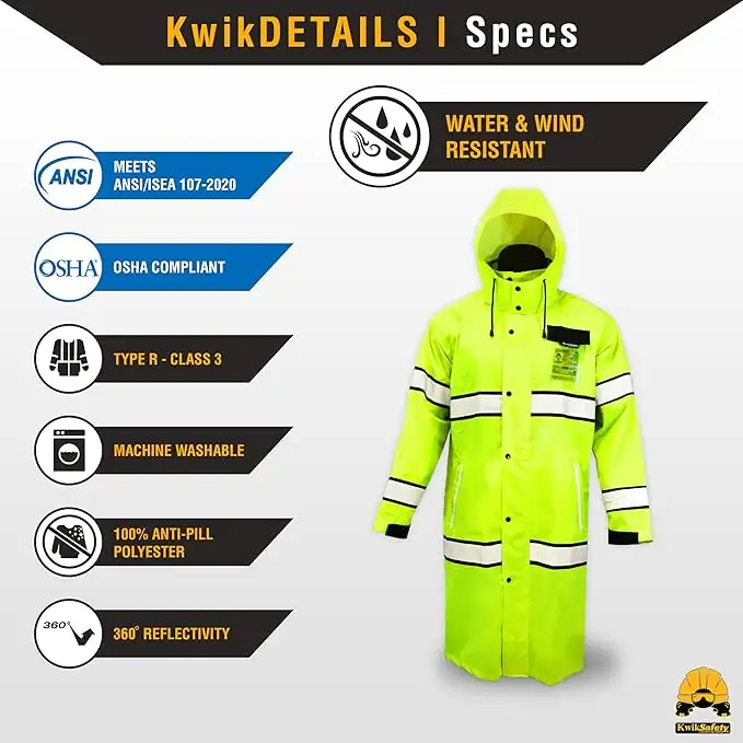KwikSafety - Charlotte, NC - TORRENT High Vis Rain Jacket - 71cbg6iqahl._ac_sx679_